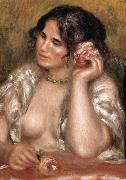 Pierre Renoir Gabrielle with a Rose Spain oil painting reproduction